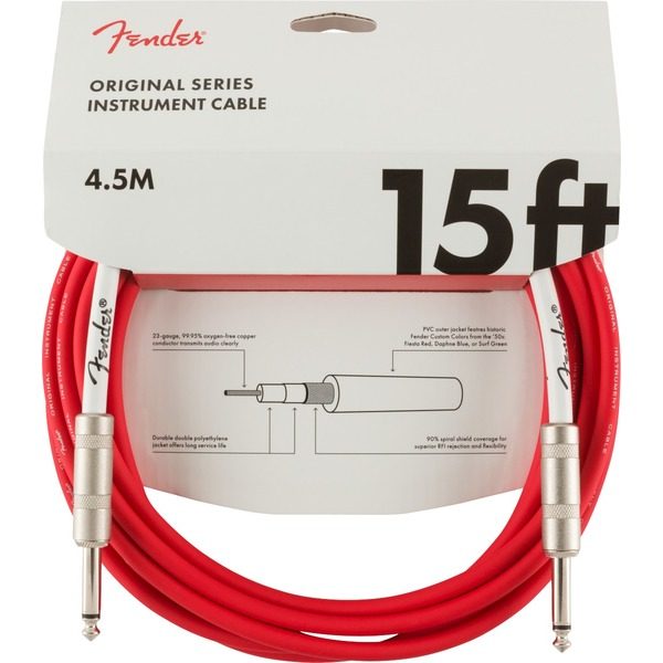 Cablu Chitara Fender Rosu 4.5 m